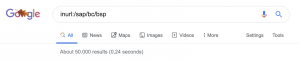 Advanced Google search